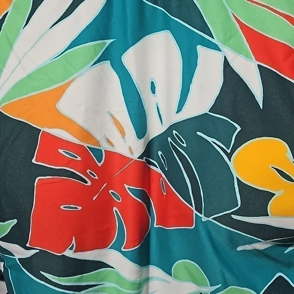 Vince Camuto Floral Long Sleeve Open Back Swimsuit Size 8 NWT - Picture 4 of 11